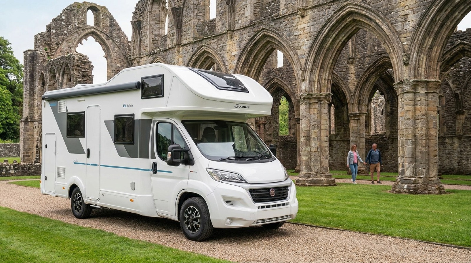Why Knott Hire motorhome at Neath Abbey